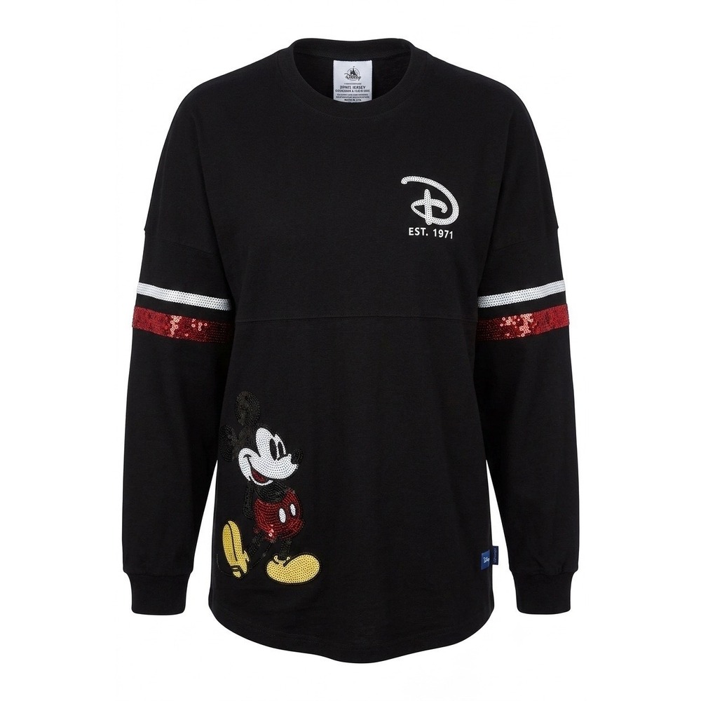 DISNEY RESORTS/BLACK SPIRIT JERSEY SPARKLE/SIZE M/NWT/MSDRJ091126